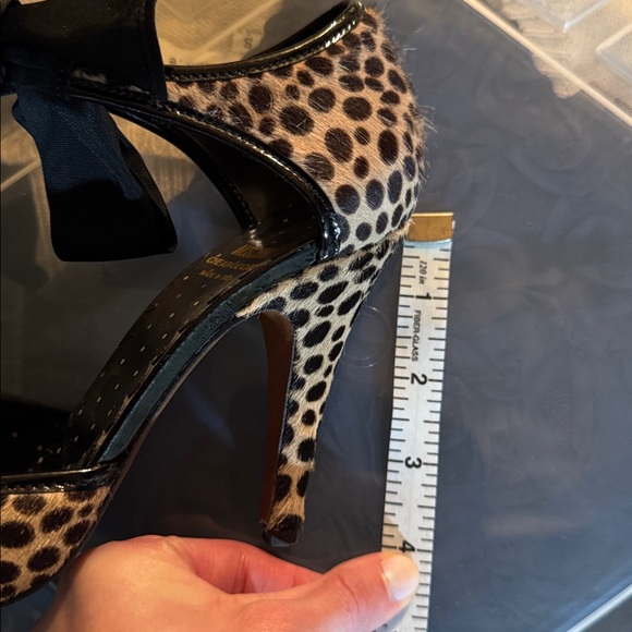 Moschino - size 37 - Cheetah Heels with Elegant Bow main image 1